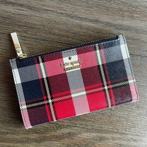 Kate Spade New York Plaid Bifold Wallet